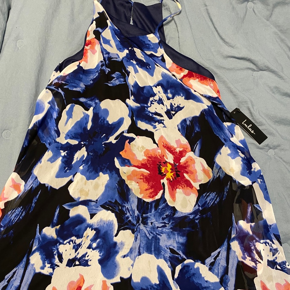 Lulus floral swing dress